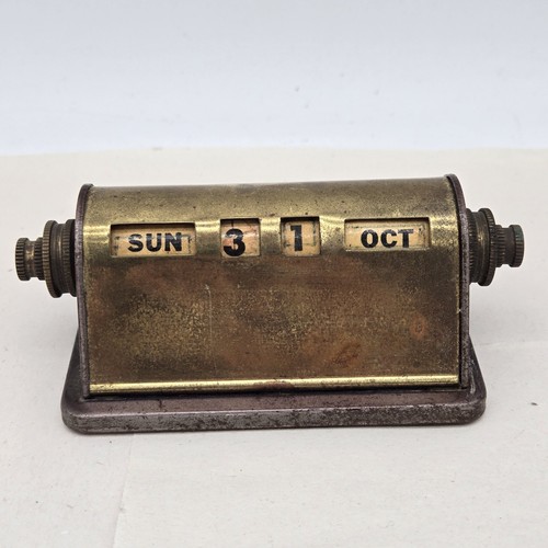 Vtg park sherman brass - brass, roll